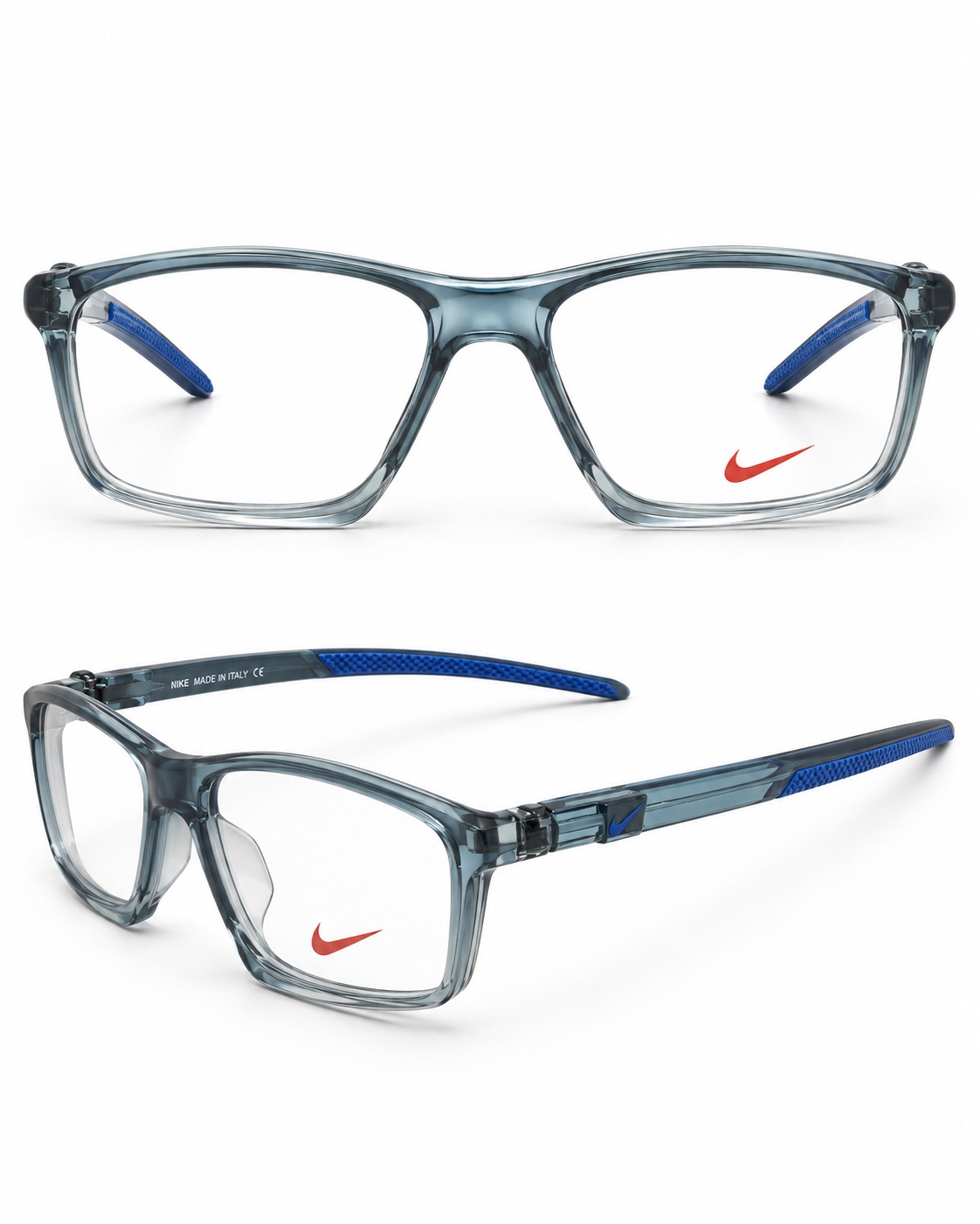 Montura NIKE 7039 color GRIS AZUL