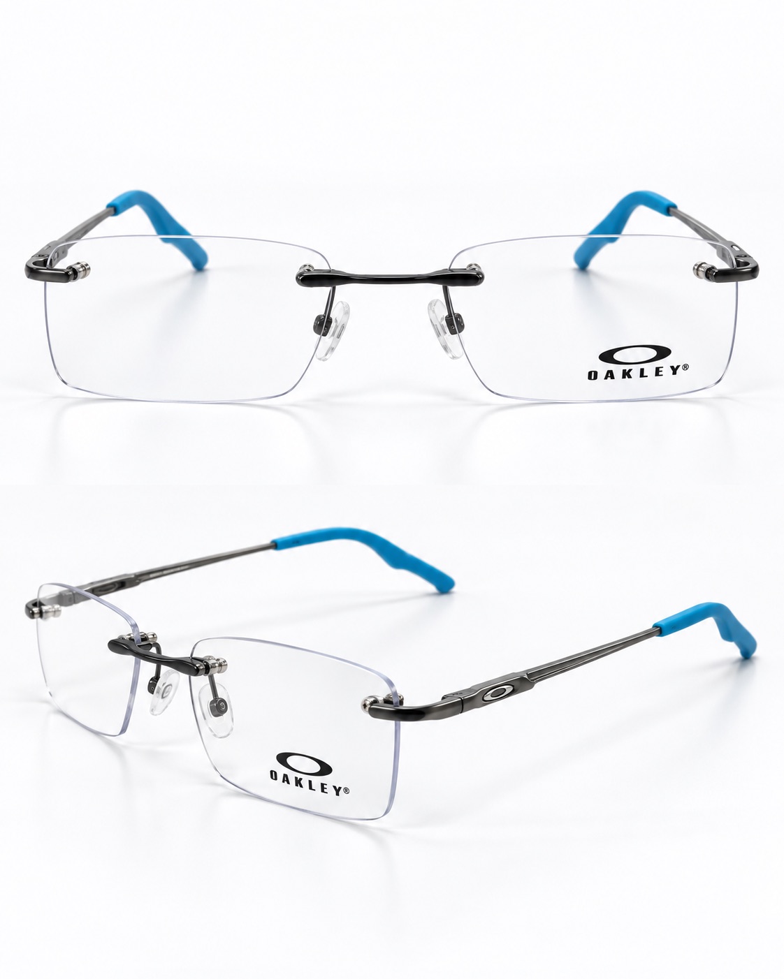 Montura OAKLEY 8112 color GRIS AZUL